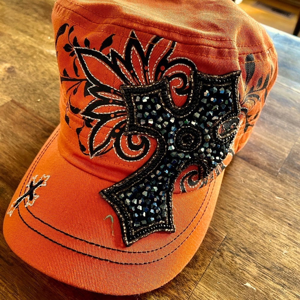 COPY - KBETHOS beaded cross Baseball Cap